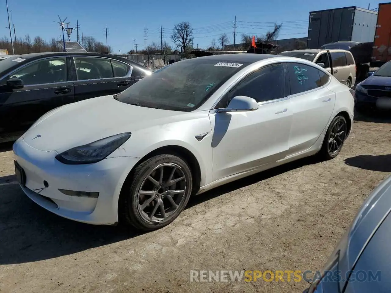 1 fotografías del automóvil dañado 5YJ3E1EA8LF743985 TESLA MODEL 3 2020