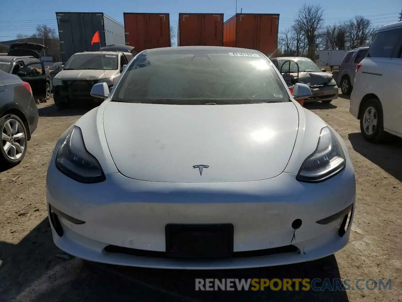 5 fotografías del automóvil dañado 5YJ3E1EA8LF743985 TESLA MODEL 3 2020