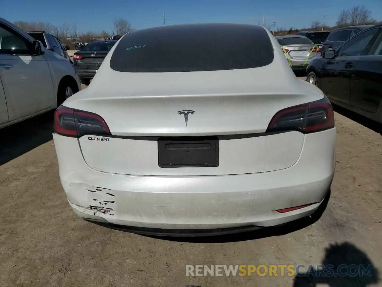 6 fotografías del automóvil dañado 5YJ3E1EA8LF743985 TESLA MODEL 3 2020