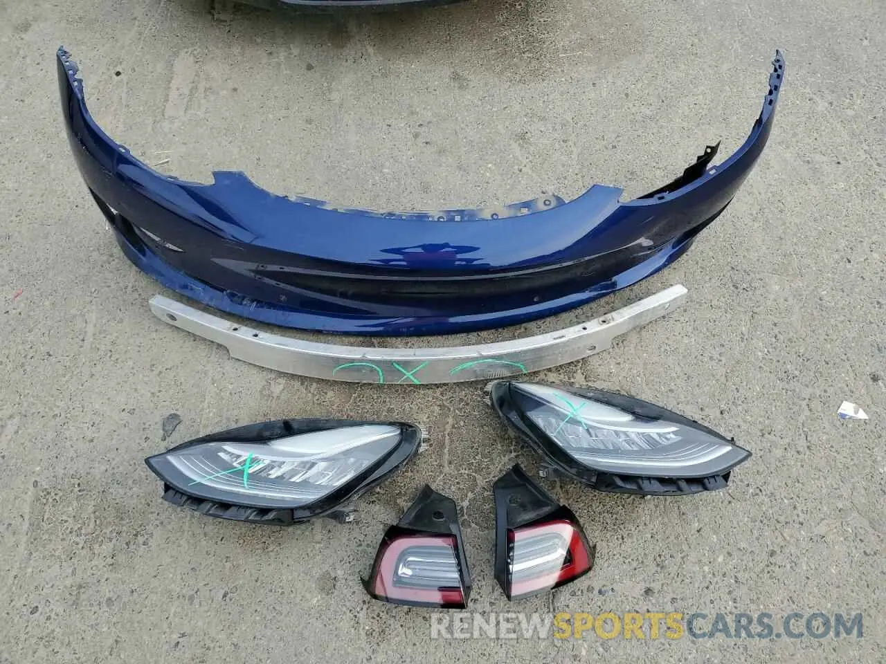 12 fotografías del automóvil dañado 5YJ3E1EA8LF745848 TESLA MODEL 3 2020