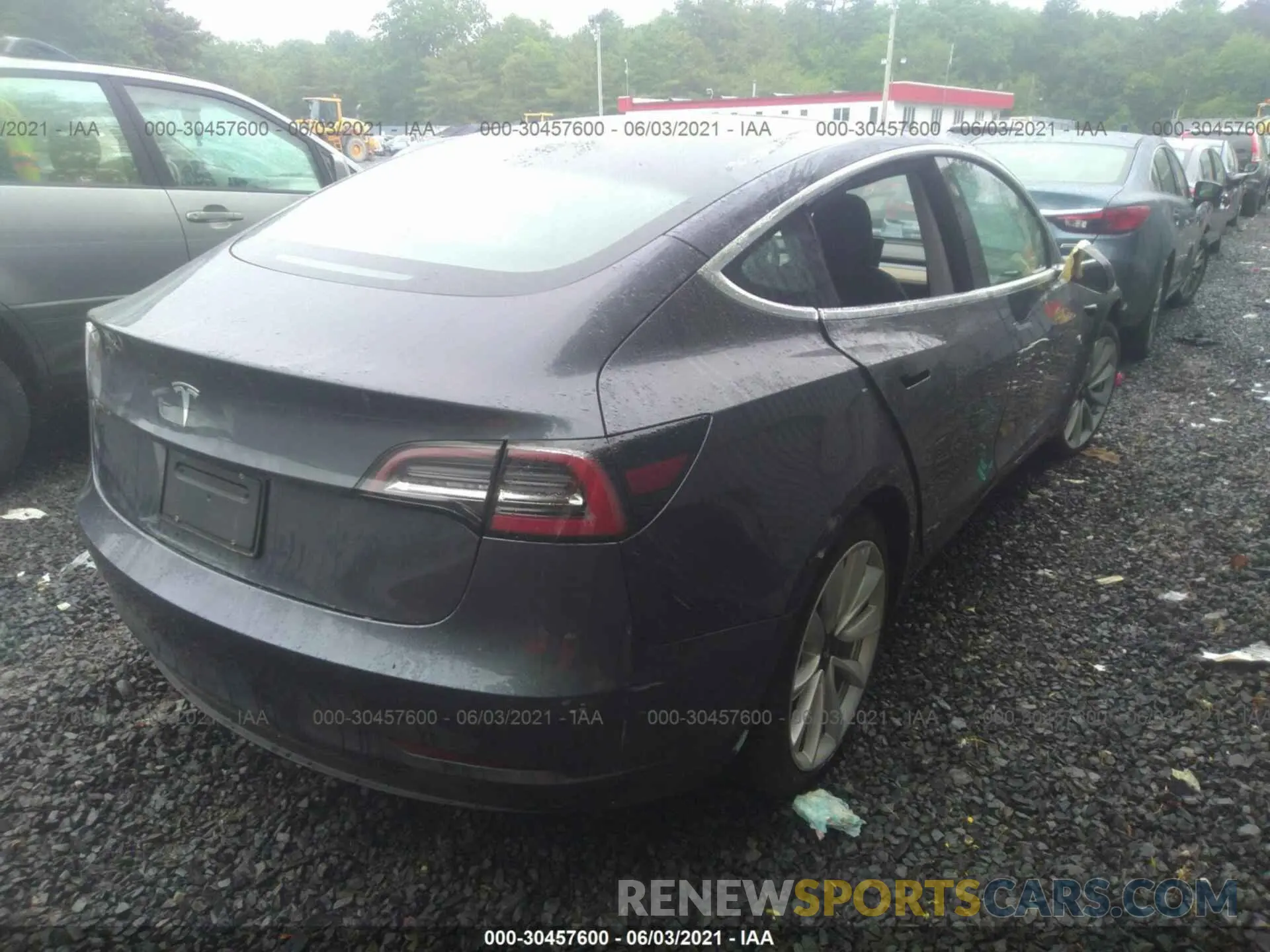 4 fotografías del automóvil dañado 5YJ3E1EA8LF783774 TESLA MODEL 3 2020