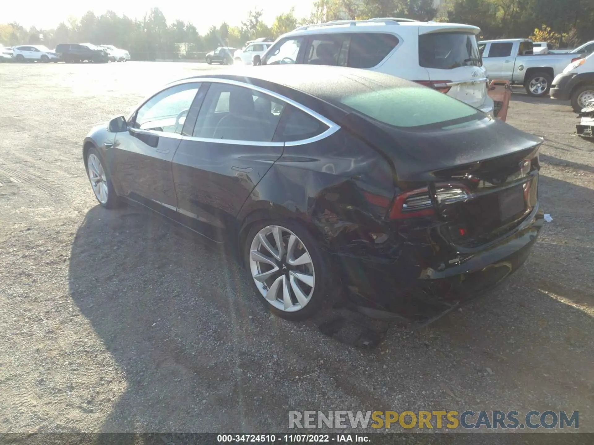 3 fotografías del automóvil dañado 5YJ3E1EA8LF797397 TESLA MODEL 3 2020