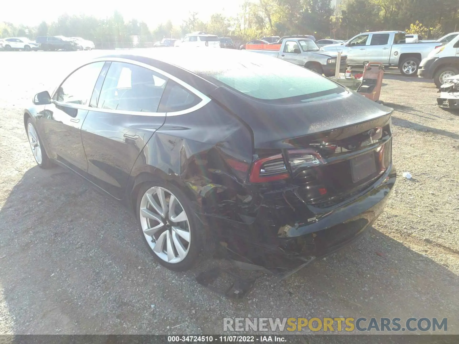 6 fotografías del automóvil dañado 5YJ3E1EA8LF797397 TESLA MODEL 3 2020
