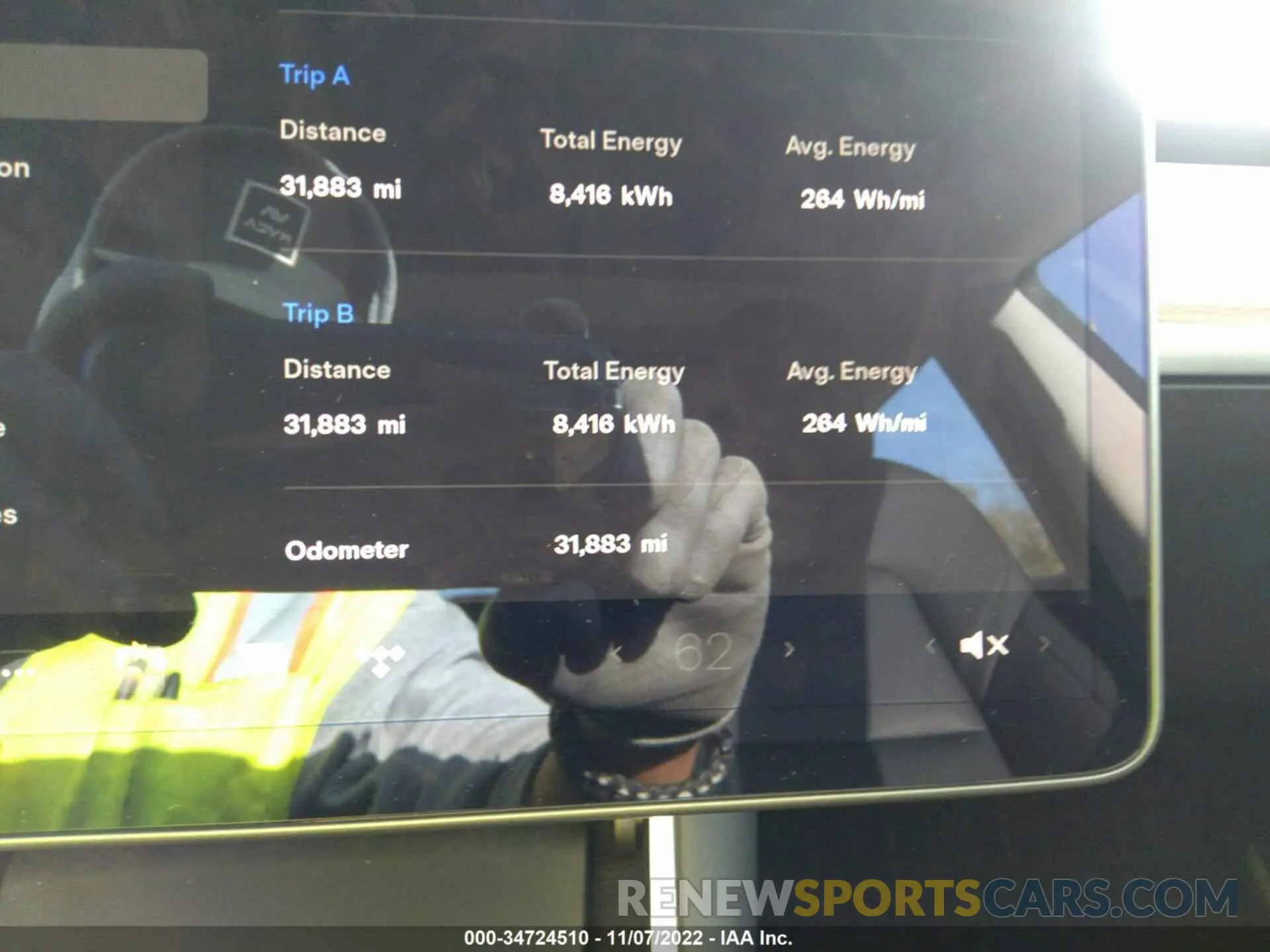 7 fotografías del automóvil dañado 5YJ3E1EA8LF797397 TESLA MODEL 3 2020