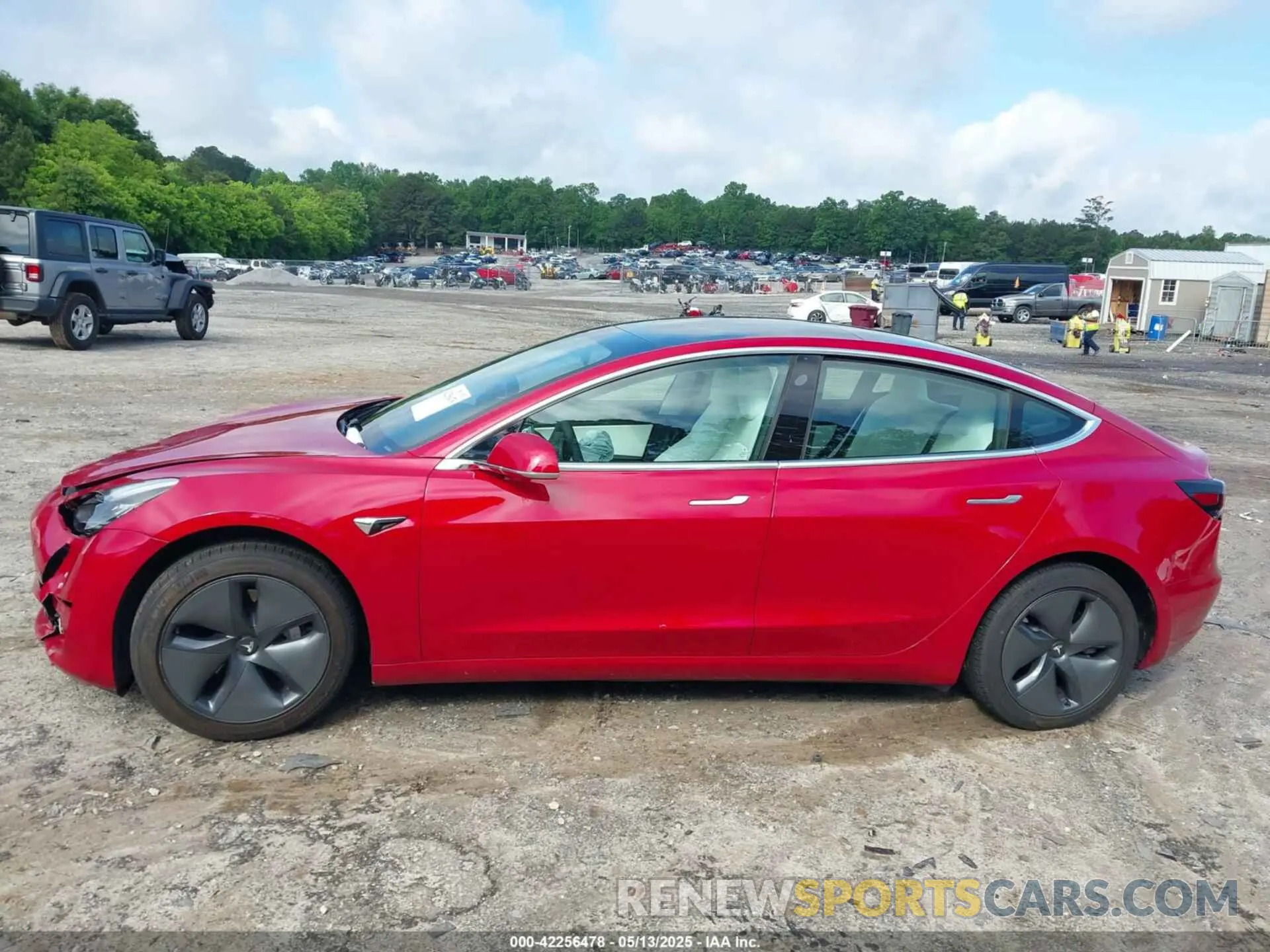 13 fotografías del automóvil dañado 5YJ3E1EA8LF797688 TESLA MODEL 3 2020