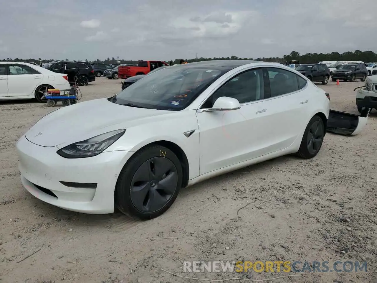 1 fotografías del automóvil dañado 5YJ3E1EA8LF800072 TESLA MODEL 3 2020