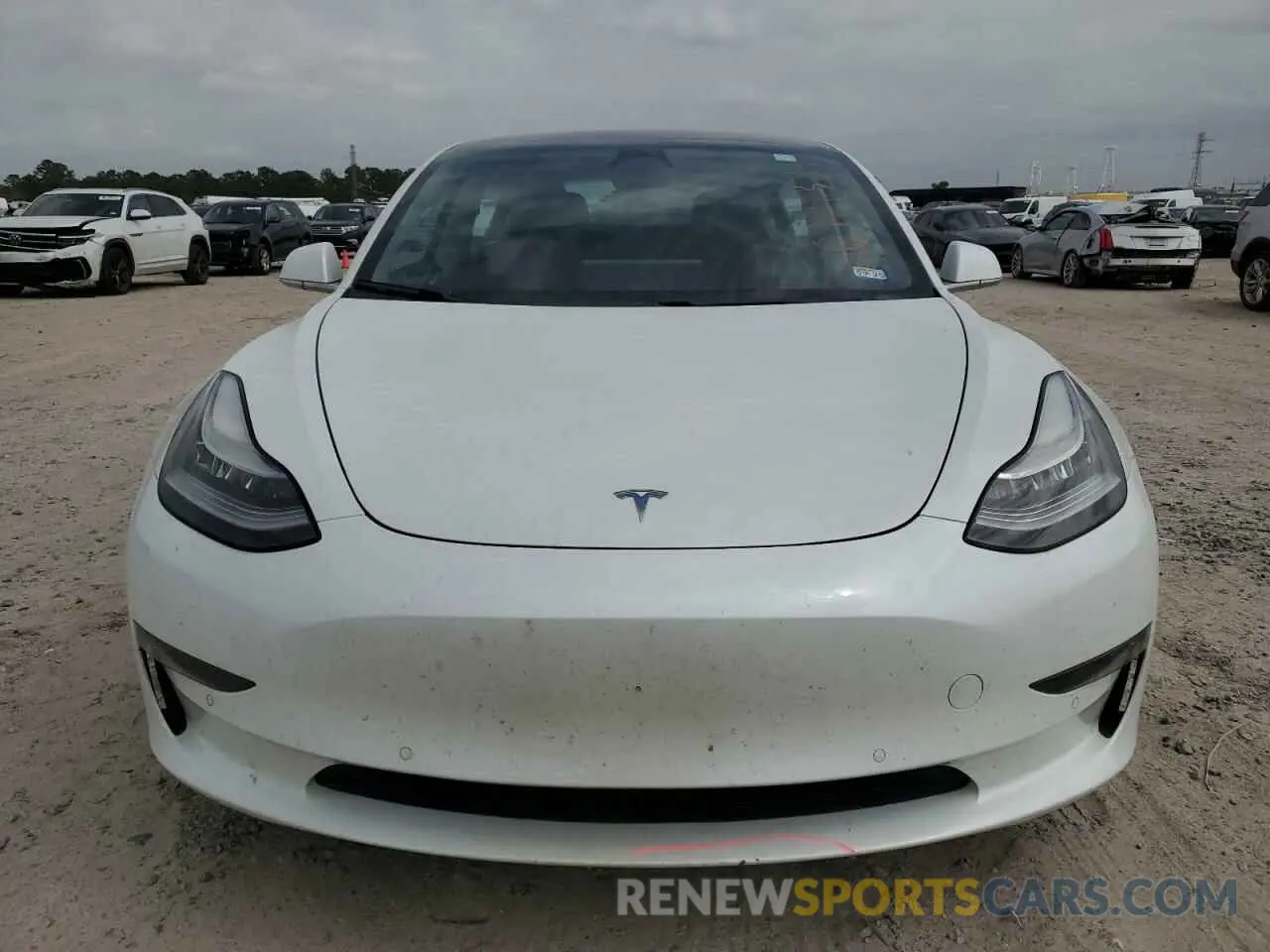 5 fotografías del automóvil dañado 5YJ3E1EA8LF800072 TESLA MODEL 3 2020