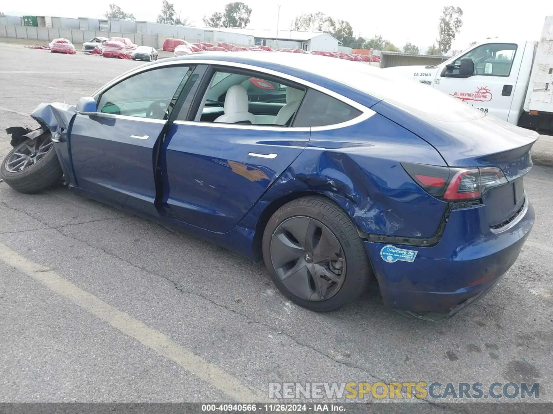 3 fotografías del automóvil dañado 5YJ3E1EA8LF804929 TESLA MODEL 3 2020