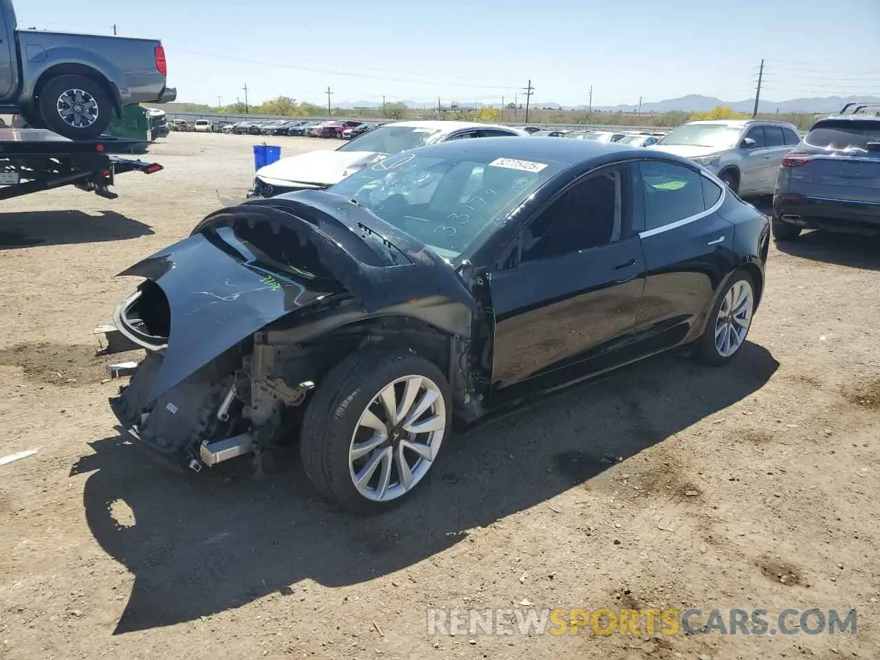 1 fotografías del automóvil dañado 5YJ3E1EA8LF806017 TESLA MODEL 3 2020