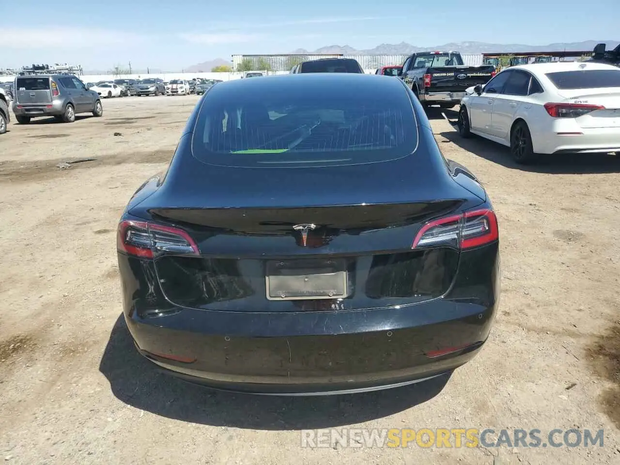 6 fotografías del automóvil dañado 5YJ3E1EA8LF806017 TESLA MODEL 3 2020