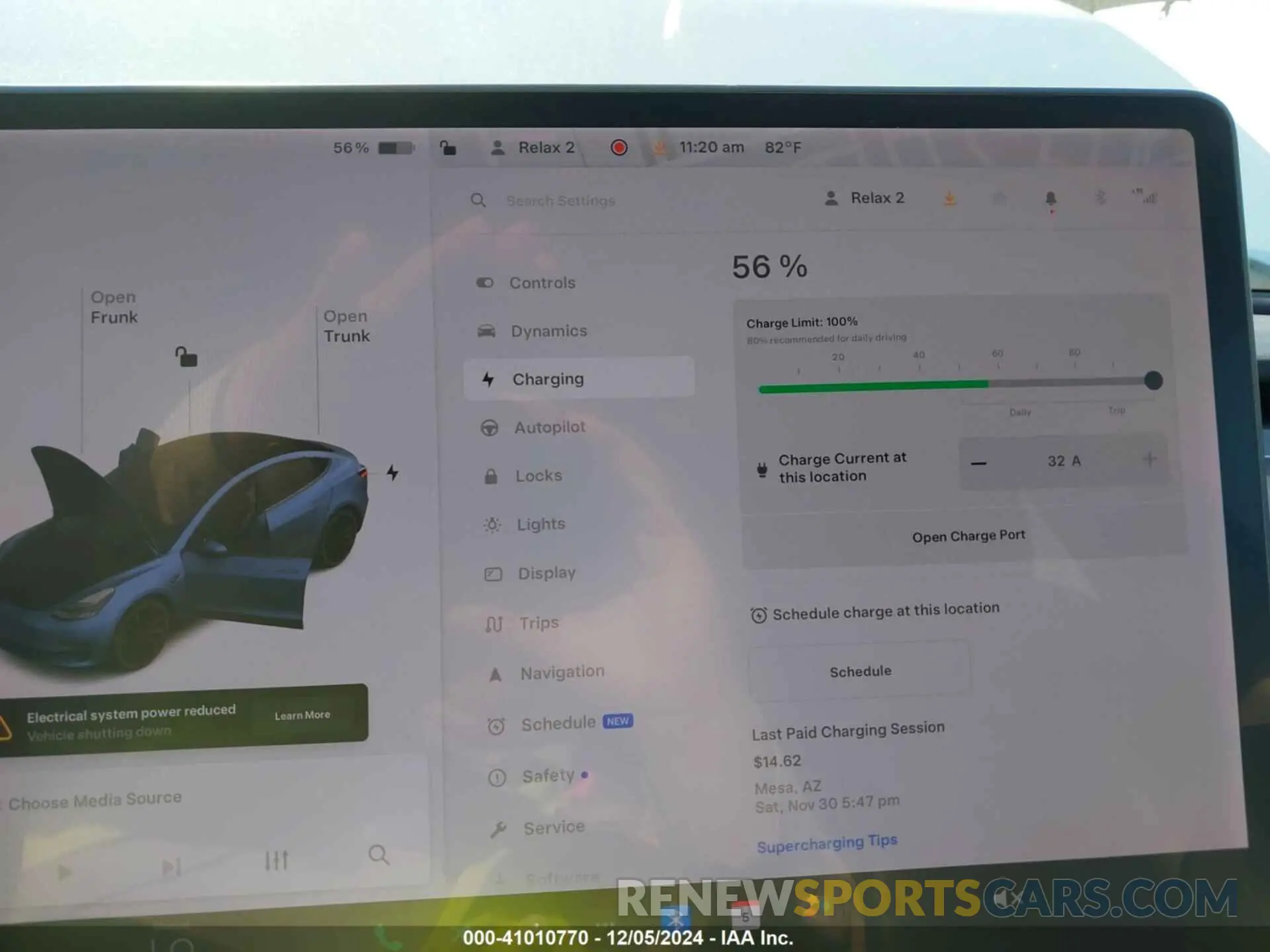 16 fotografías del automóvil dañado 5YJ3E1EA9LF612984 TESLA MODEL 3 2020
