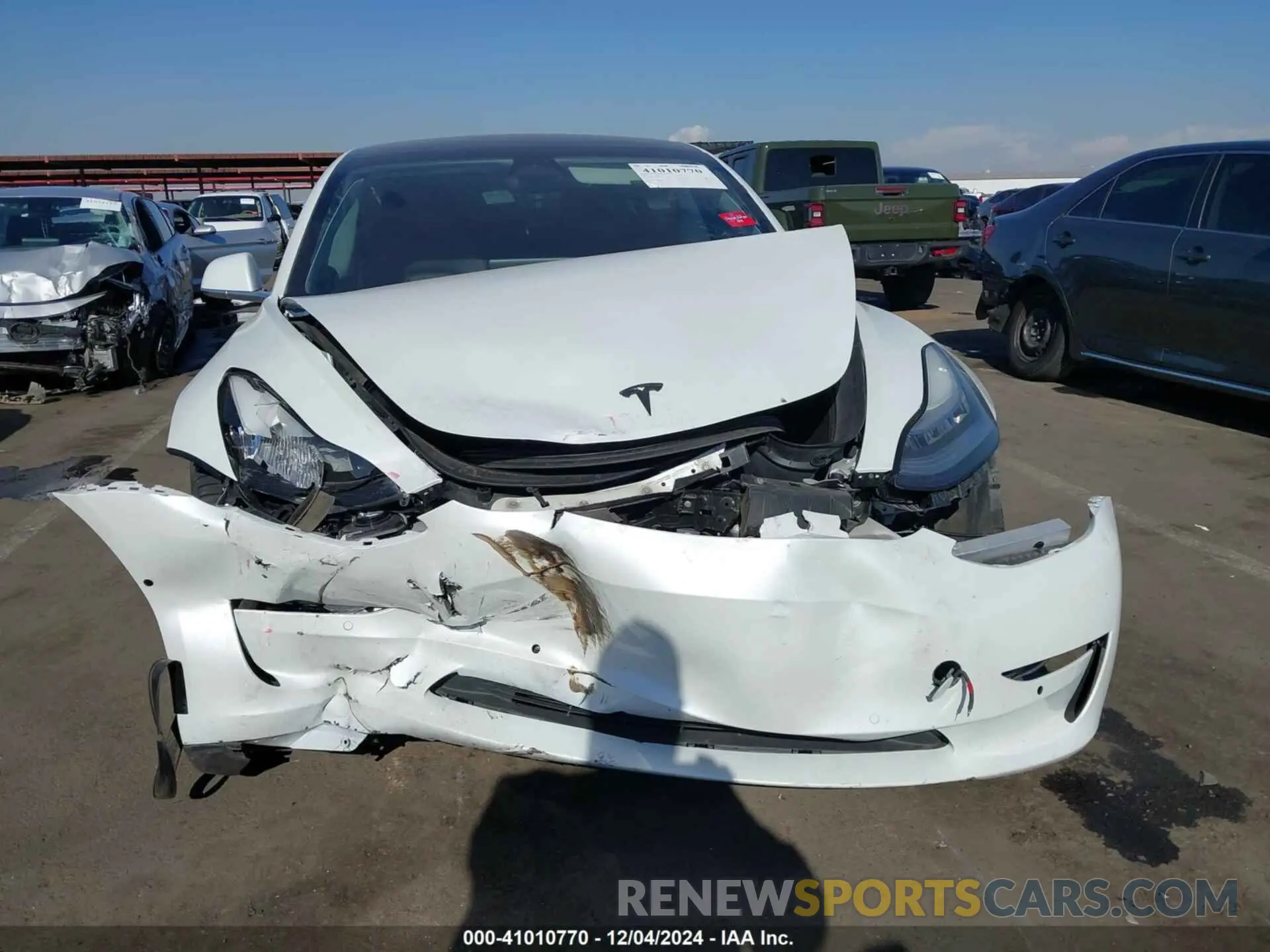 6 fotografías del automóvil dañado 5YJ3E1EA9LF612984 TESLA MODEL 3 2020