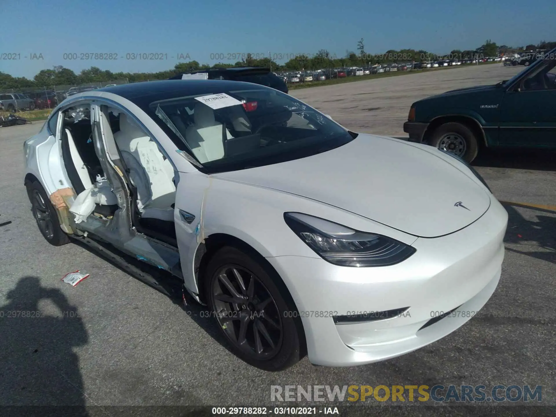 1 fotografías del automóvil dañado 5YJ3E1EA9LF615206 TESLA MODEL 3 2020