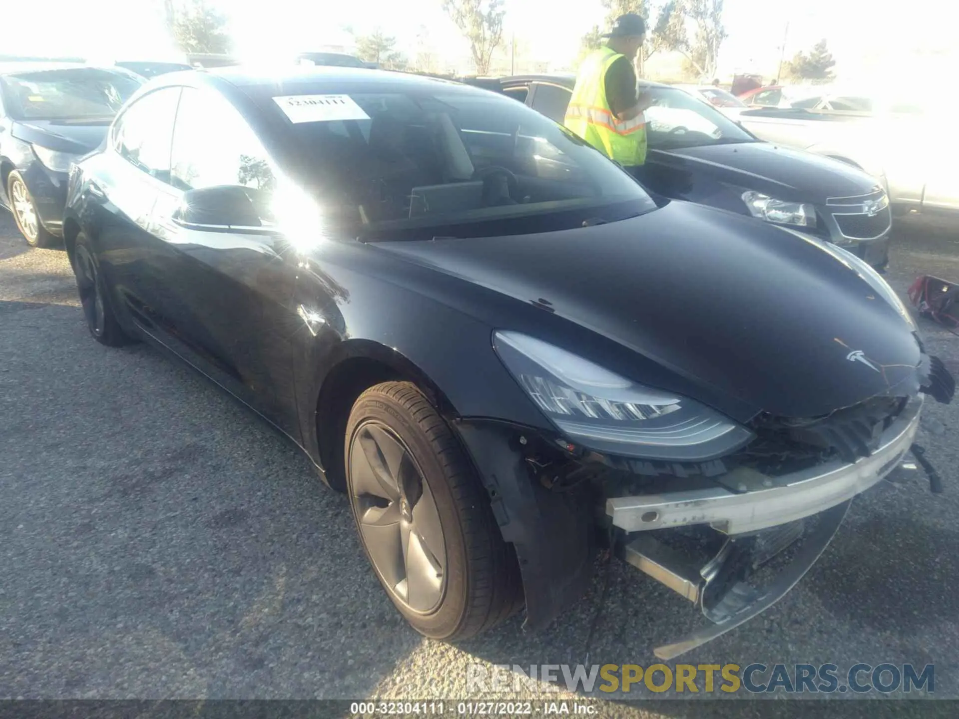 1 fotografías del automóvil dañado 5YJ3E1EA9LF630076 TESLA MODEL 3 2020