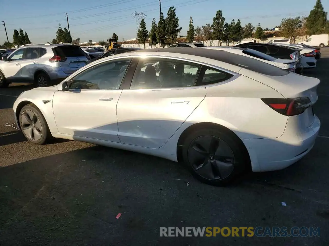 2 fotografías del automóvil dañado 5YJ3E1EA9LF633236 TESLA MODEL 3 2020