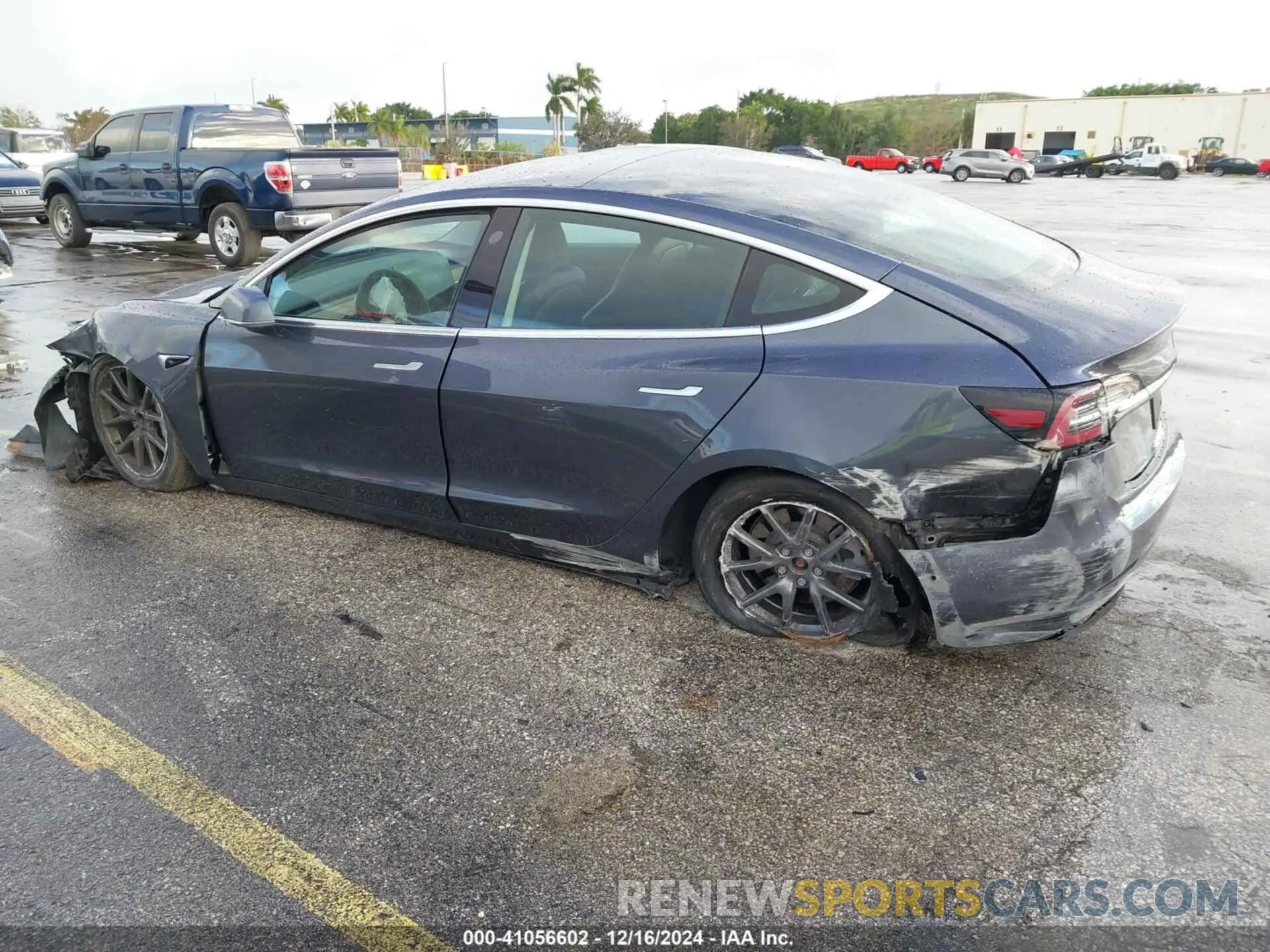 3 fotografías del automóvil dañado 5YJ3E1EA9LF657911 TESLA MODEL 3 2020