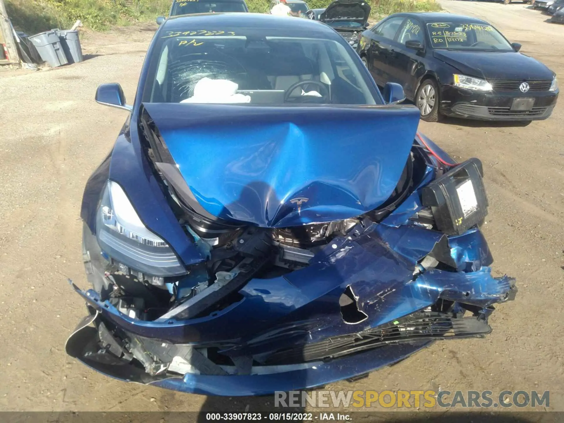 6 fotografías del automóvil dañado 5YJ3E1EA9LF658492 TESLA MODEL 3 2020