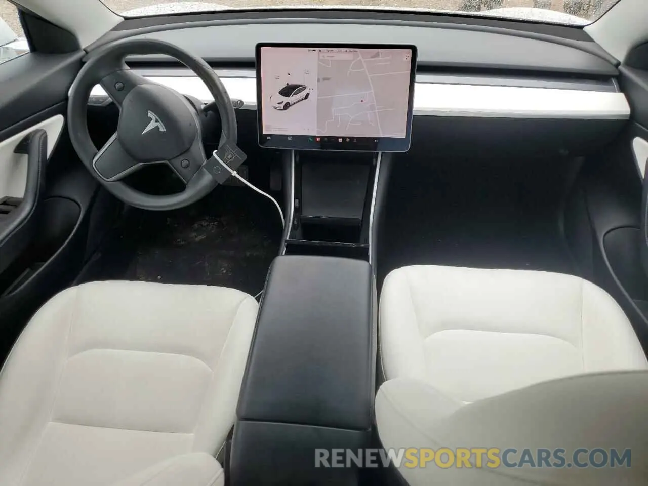 8 fotografías del automóvil dañado 5YJ3E1EA9LF703673 TESLA MODEL 3 2020