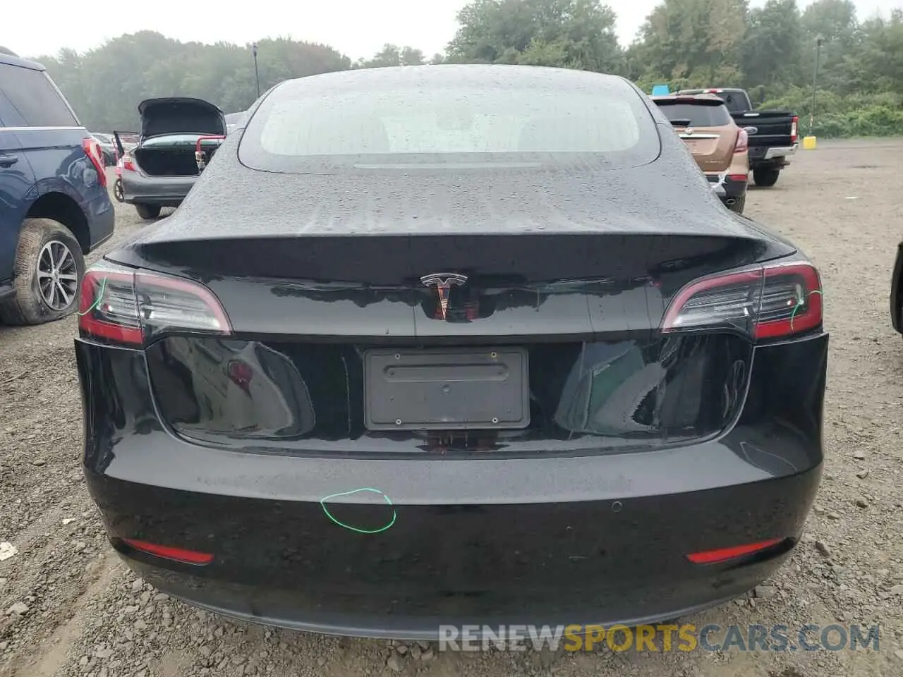 6 fotografías del automóvil dañado 5YJ3E1EA9LF704466 TESLA MODEL 3 2020