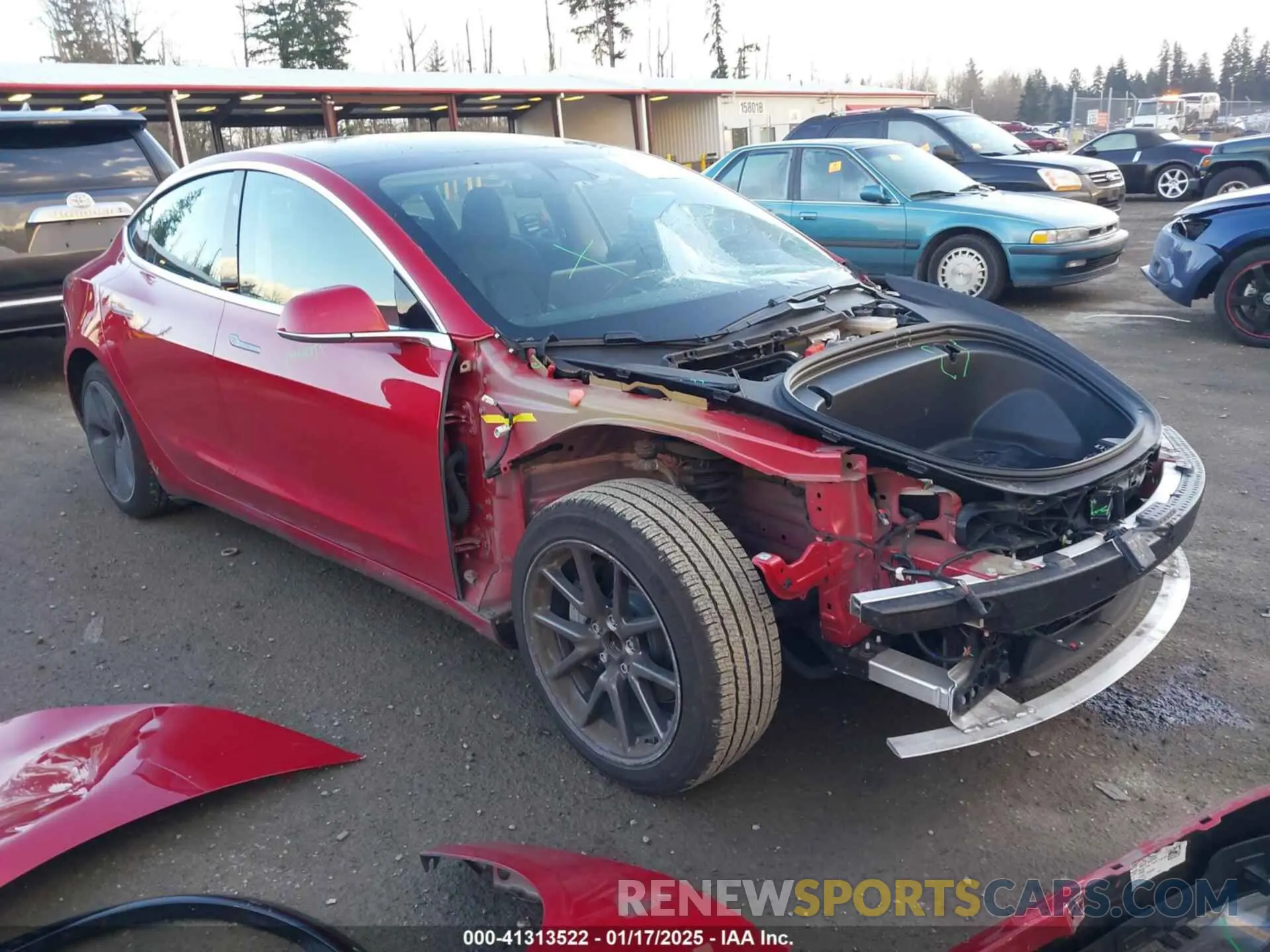 1 fotografías del automóvil dañado 5YJ3E1EA9LF705682 TESLA MODEL 3 2020