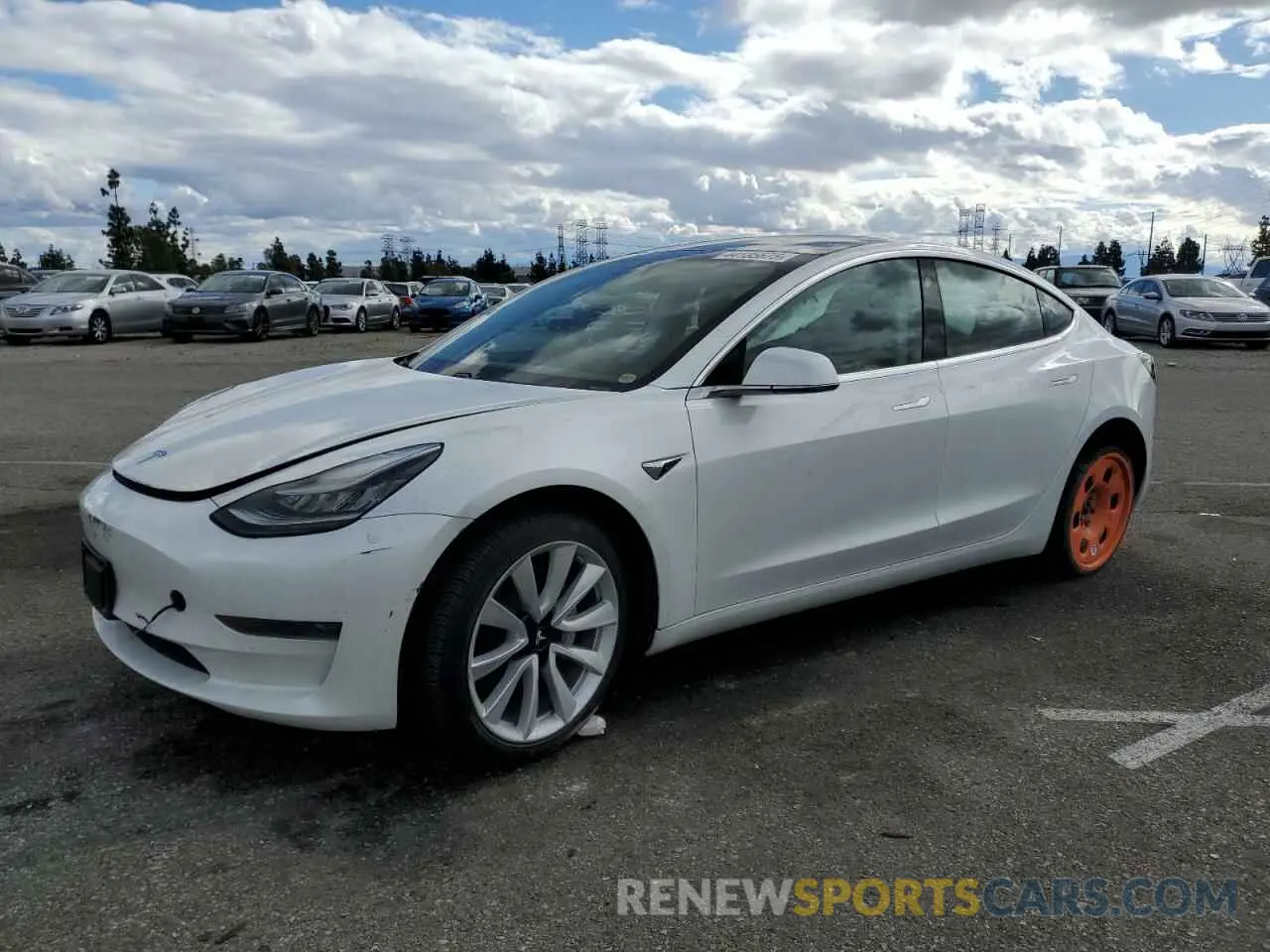 1 fotografías del automóvil dañado 5YJ3E1EA9LF709053 TESLA MODEL 3 2020