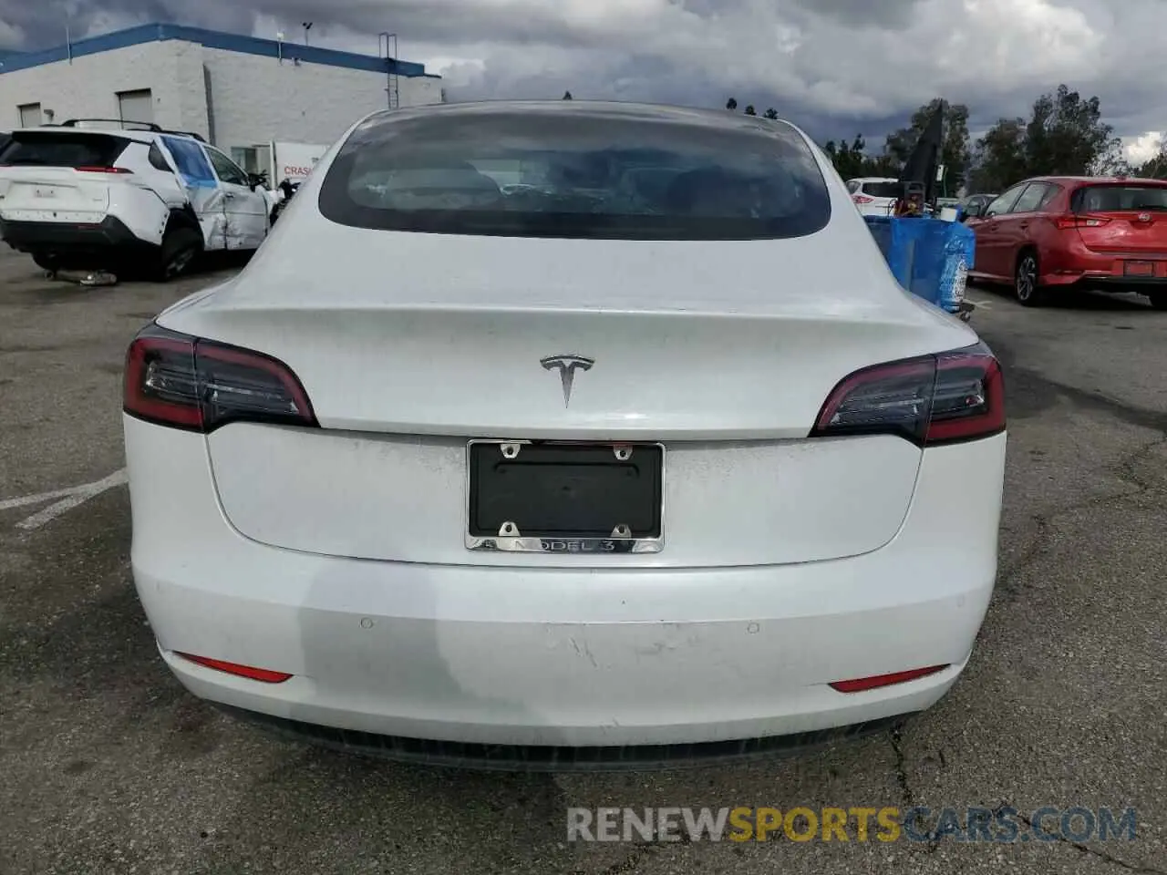6 fotografías del automóvil dañado 5YJ3E1EA9LF709053 TESLA MODEL 3 2020