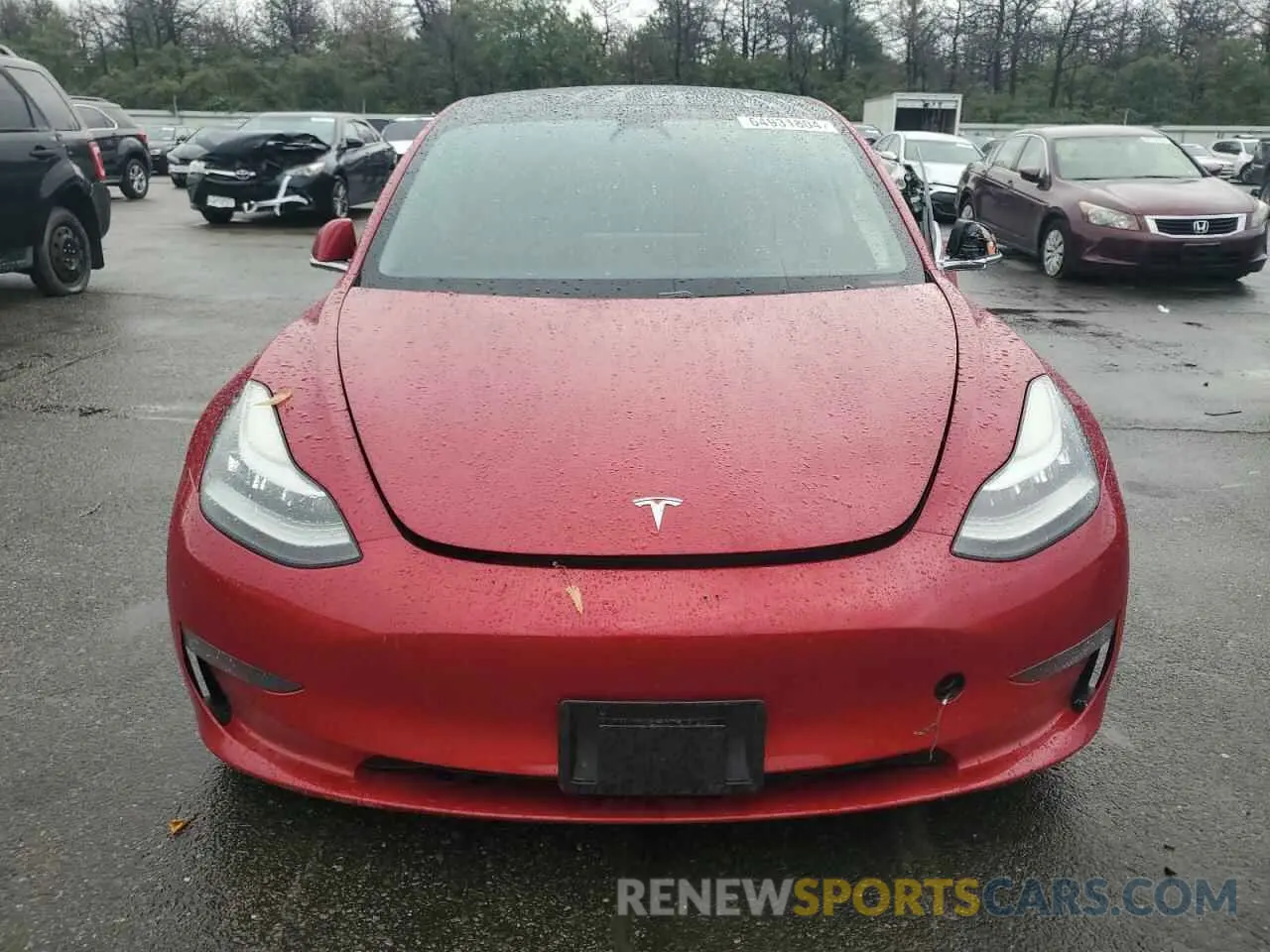5 fotografías del automóvil dañado 5YJ3E1EA9LF739637 TESLA MODEL 3 2020
