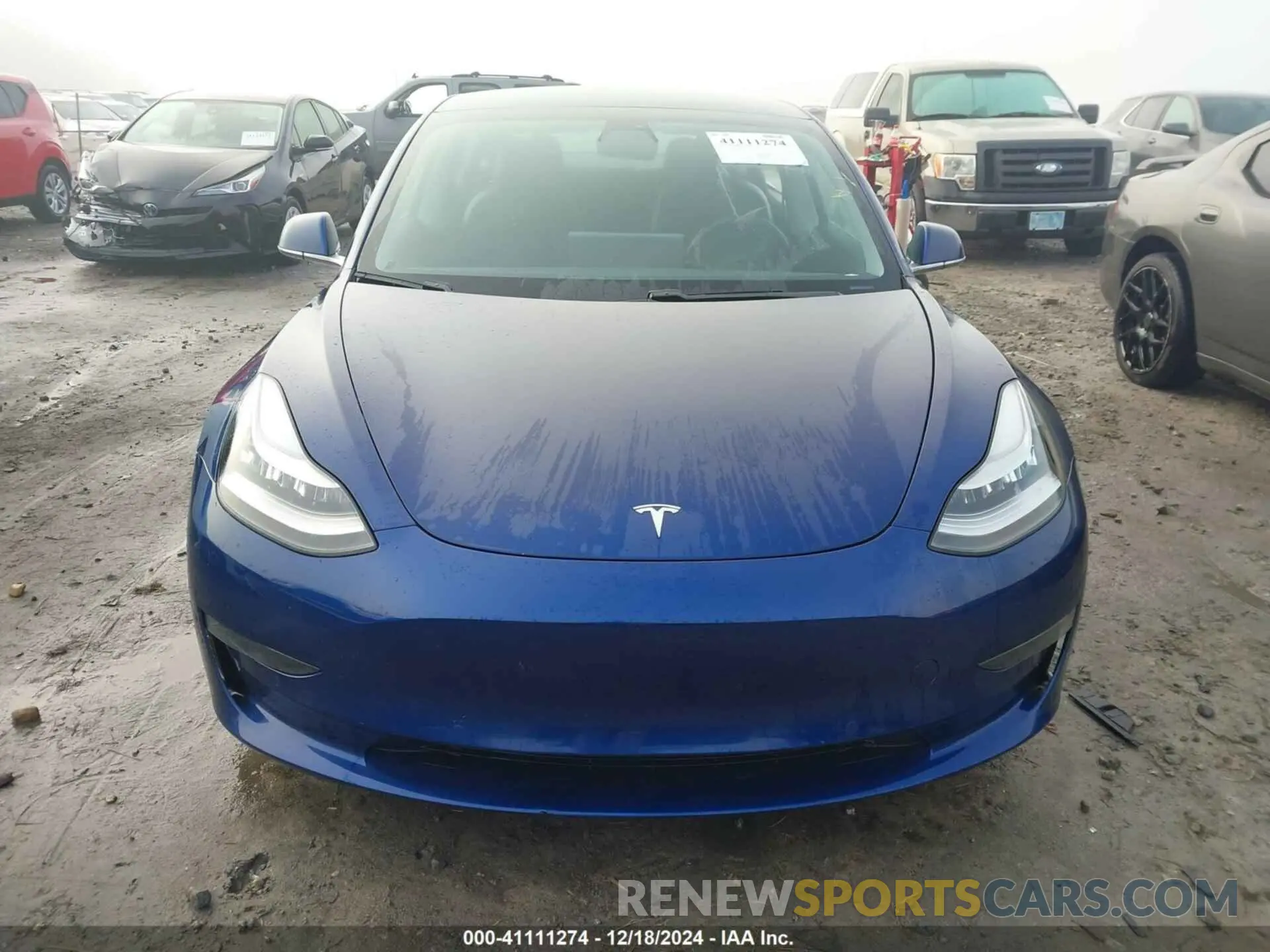 12 fotografías del automóvil dañado 5YJ3E1EA9LF783556 TESLA MODEL 3 2020