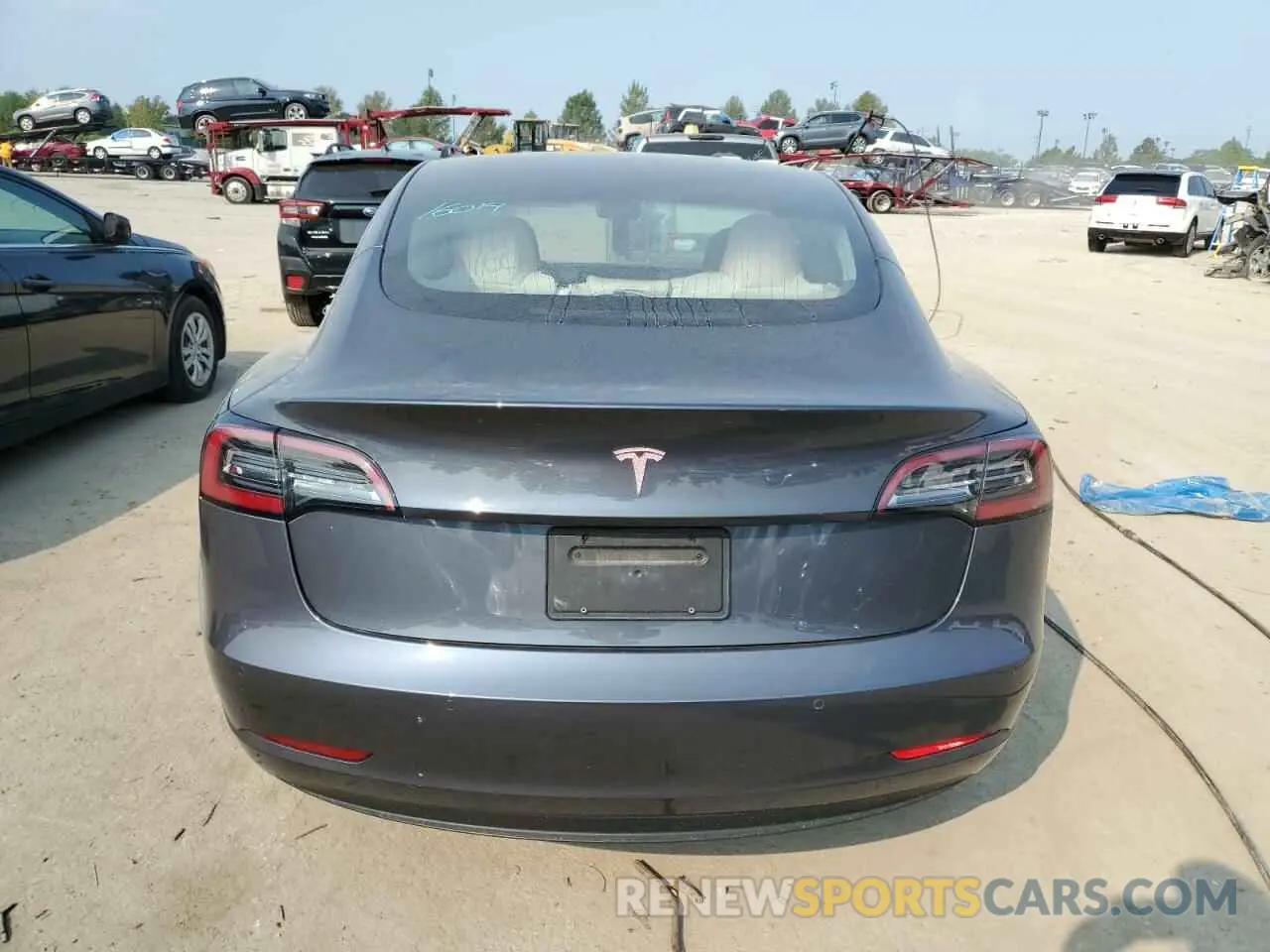 6 fotografías del automóvil dañado 5YJ3E1EA9LF802509 TESLA MODEL 3 2020