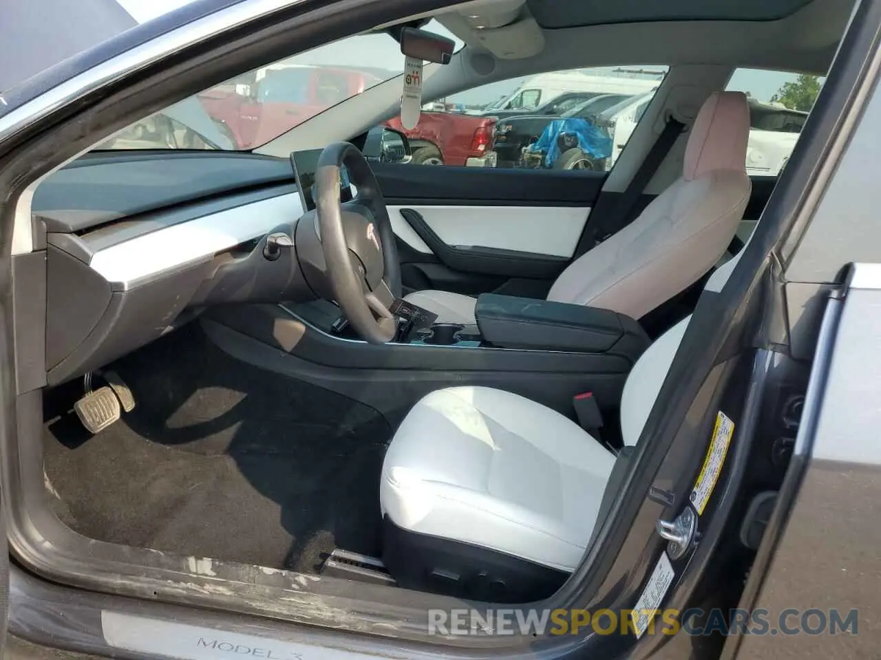 7 fotografías del automóvil dañado 5YJ3E1EA9LF802509 TESLA MODEL 3 2020