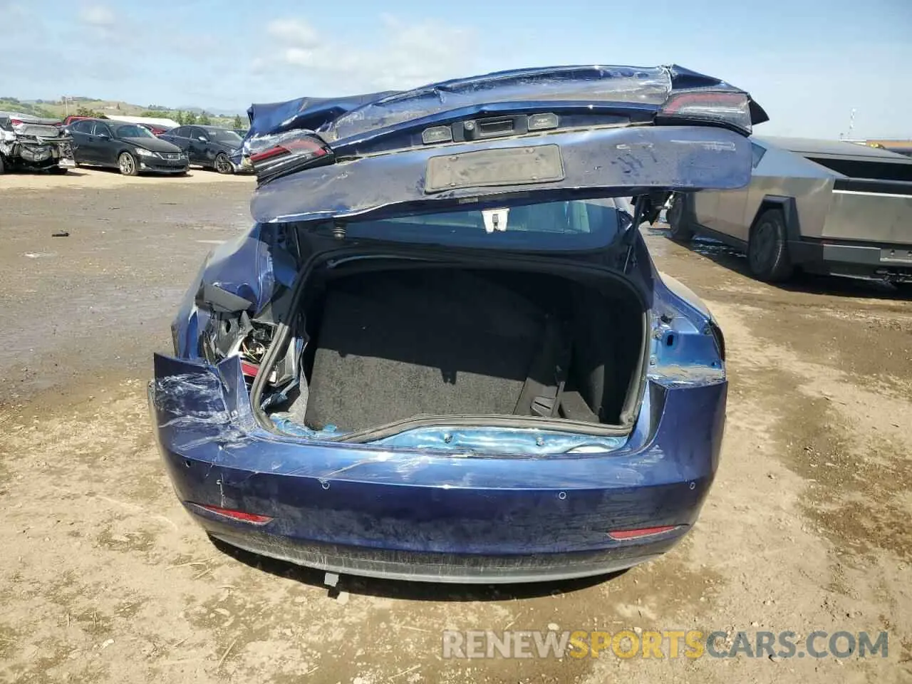 6 fotografías del automóvil dañado 5YJ3E1EA9LF805670 TESLA MODEL 3 2020