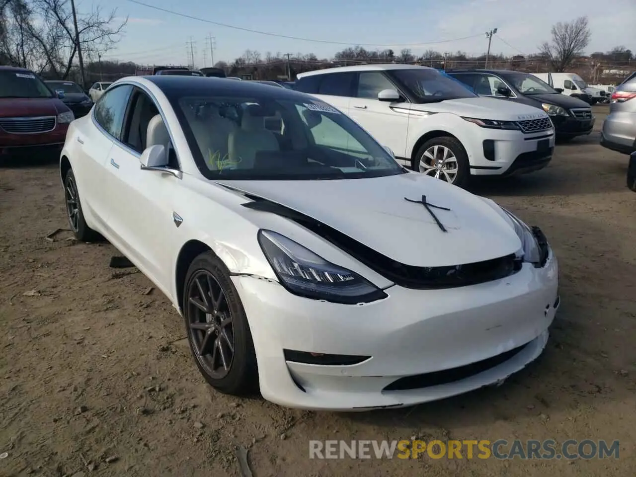 1 fotografías del automóvil dañado 5YJ3E1EAXLF599209 TESLA MODEL 3 2020
