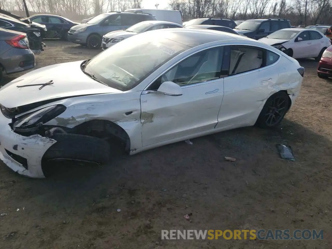 9 fotografías del automóvil dañado 5YJ3E1EAXLF599209 TESLA MODEL 3 2020