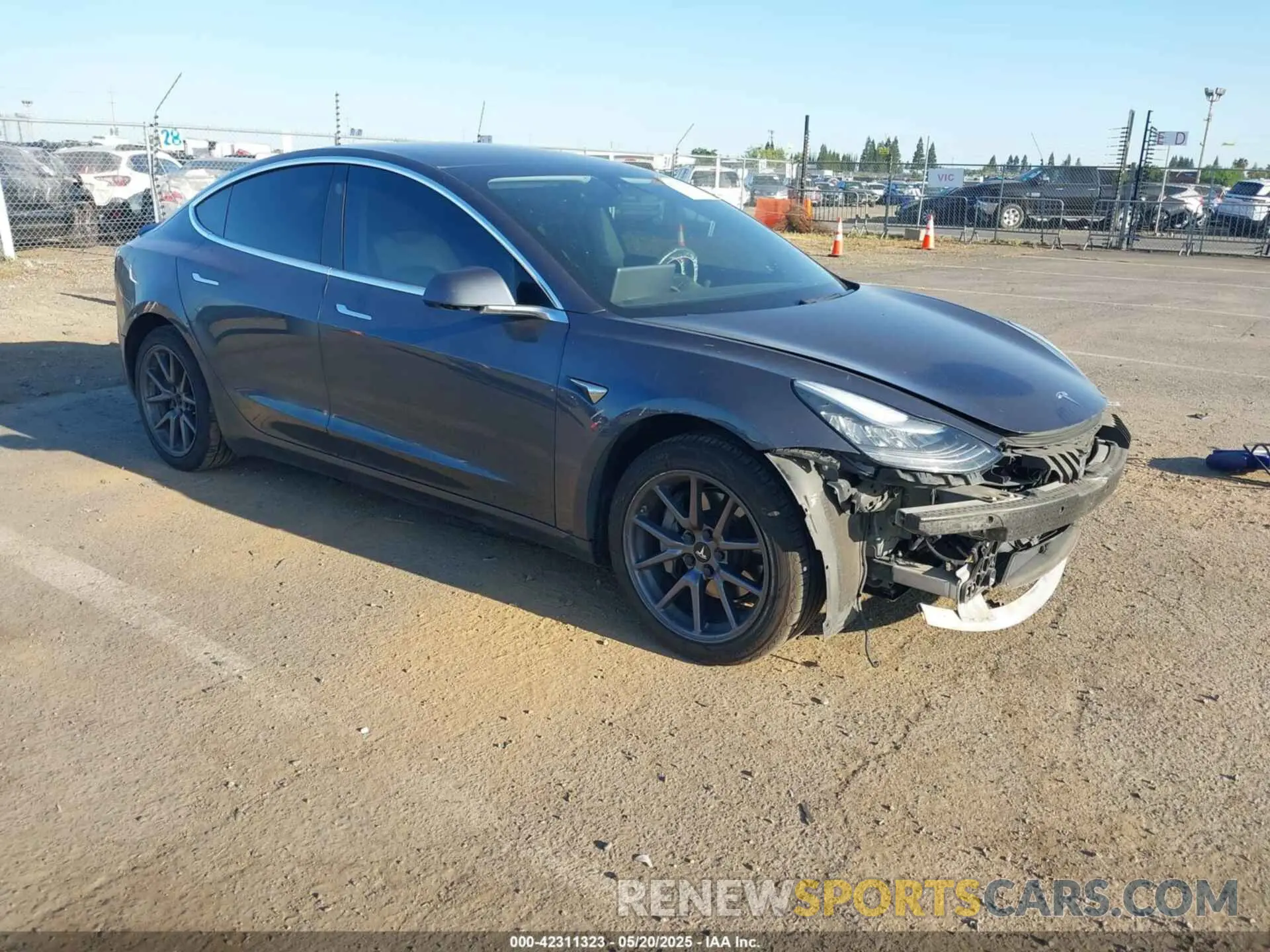 1 fotografías del automóvil dañado 5YJ3E1EAXLF630555 TESLA MODEL 3 2020