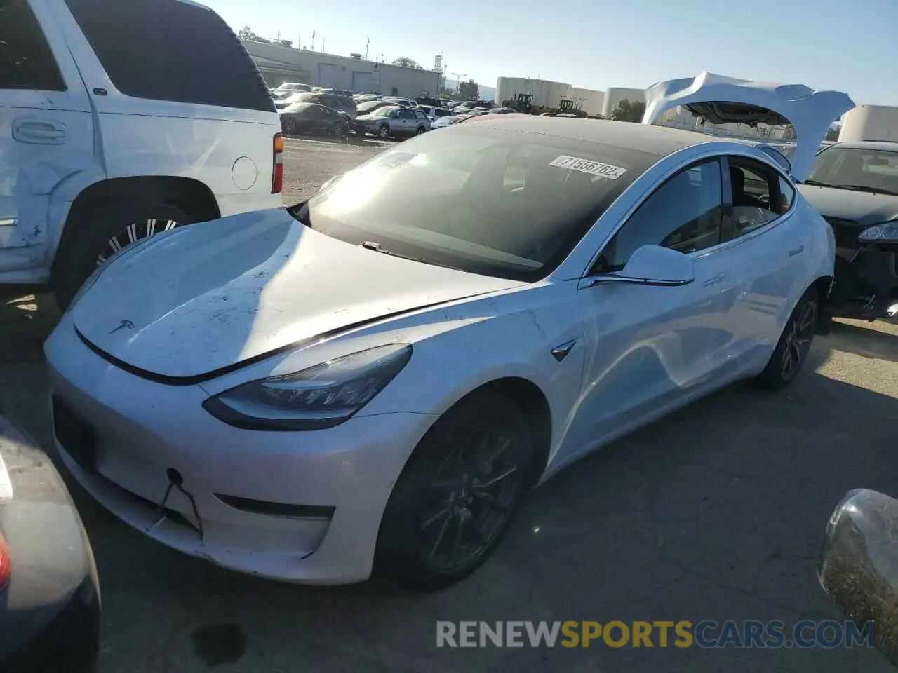 1 fotografías del automóvil dañado 5YJ3E1EAXLF632757 TESLA MODEL 3 2020