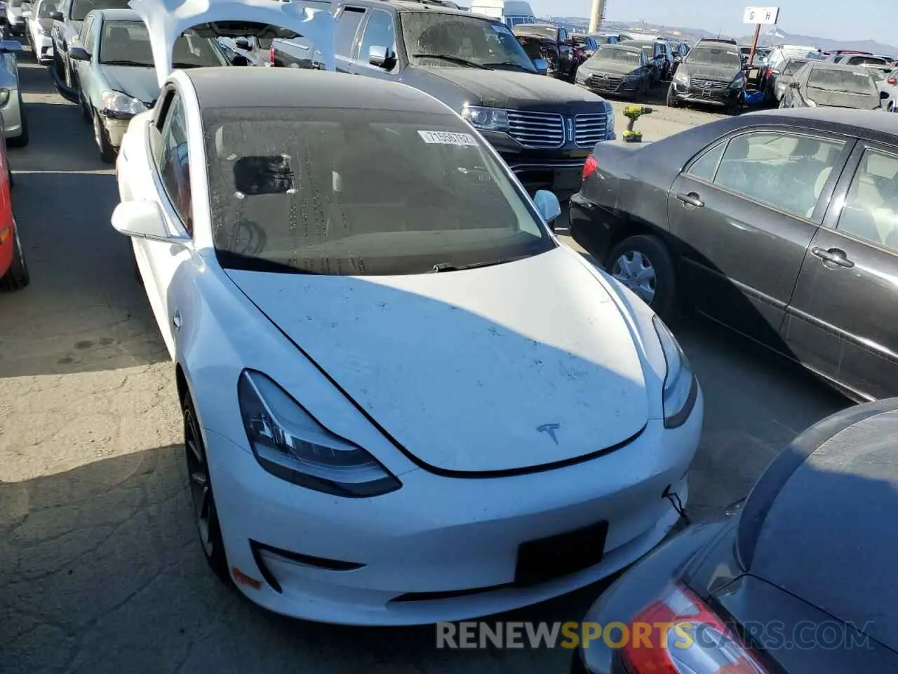 5 fotografías del automóvil dañado 5YJ3E1EAXLF632757 TESLA MODEL 3 2020