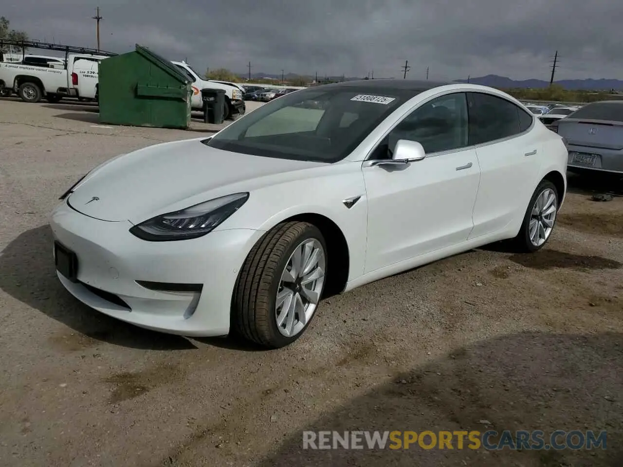 1 fotografías del automóvil dañado 5YJ3E1EAXLF634427 TESLA MODEL 3 2020