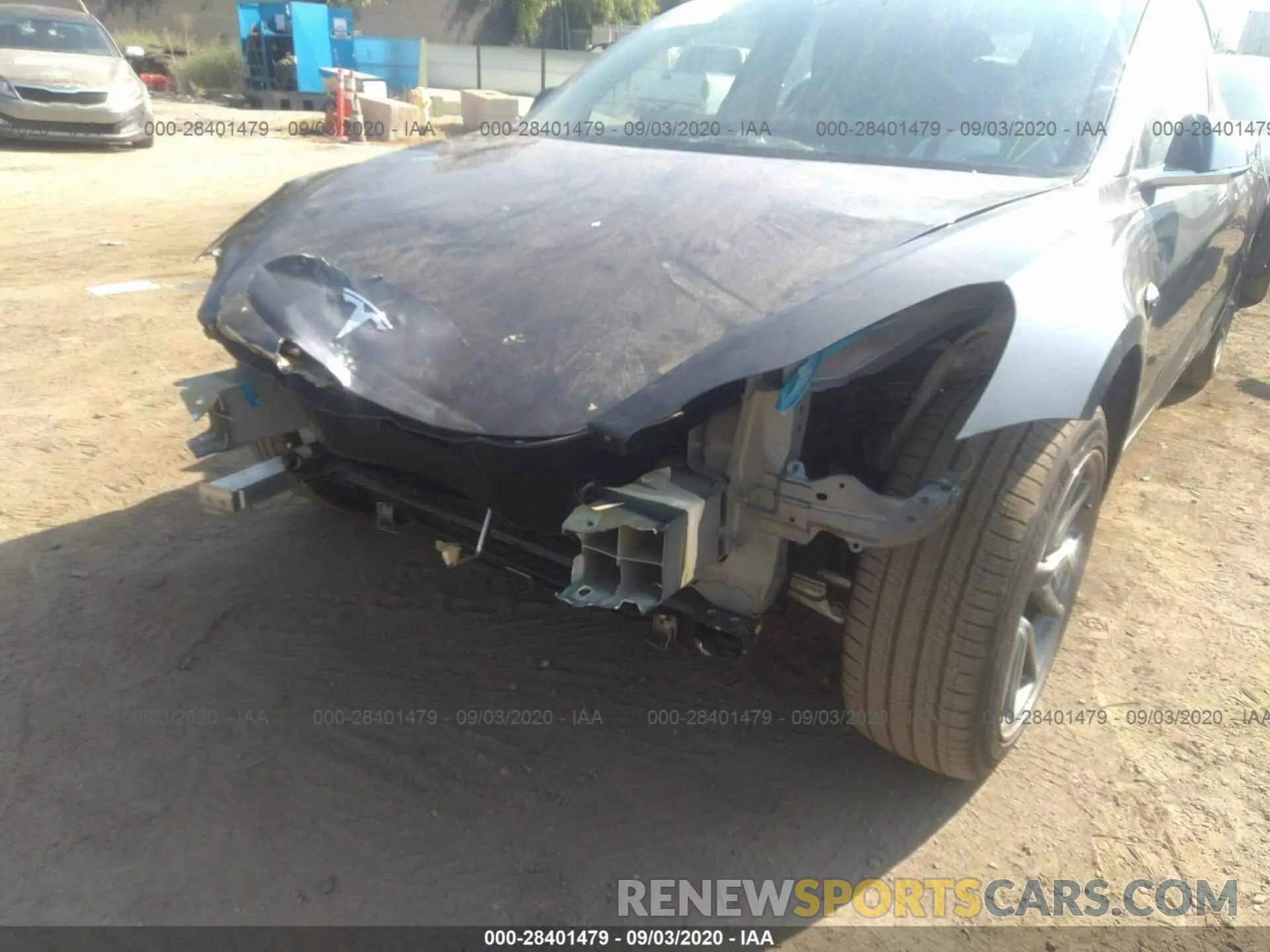 6 fotografías del automóvil dañado 5YJ3E1EAXLF644245 TESLA MODEL 3 2020