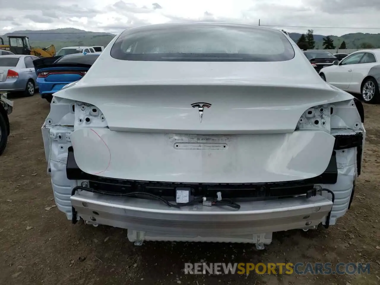 6 fotografías del automóvil dañado 5YJ3E1EAXLF645041 TESLA MODEL 3 2020