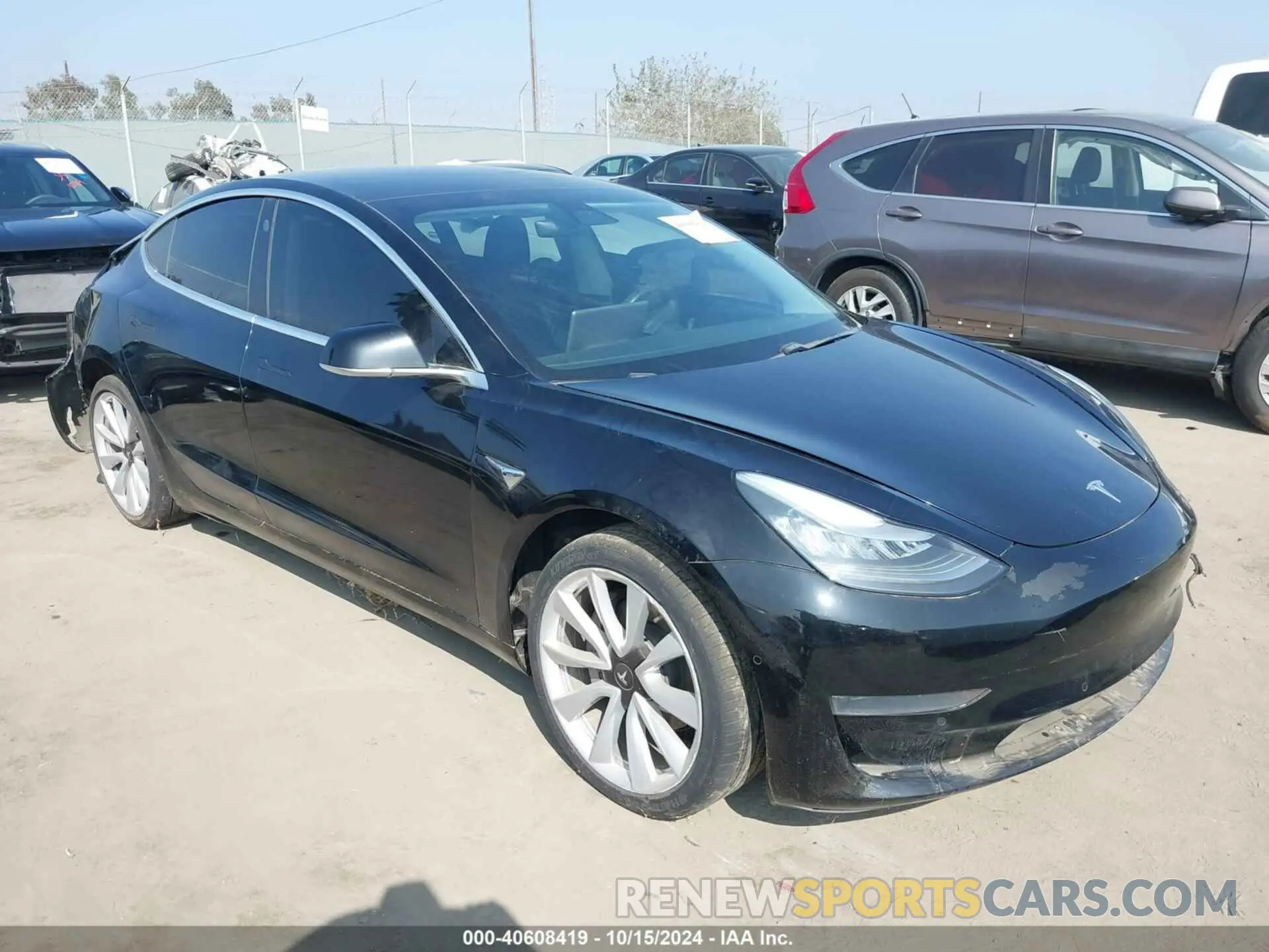 1 fotografías del automóvil dañado 5YJ3E1EAXLF645511 TESLA MODEL 3 2020