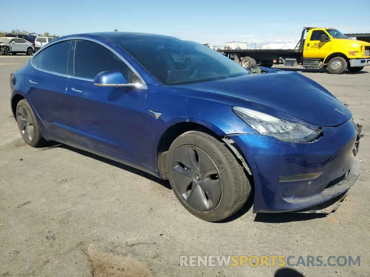 4 fotografías del automóvil dañado 5YJ3E1EAXLF658498 TESLA MODEL 3 2020
