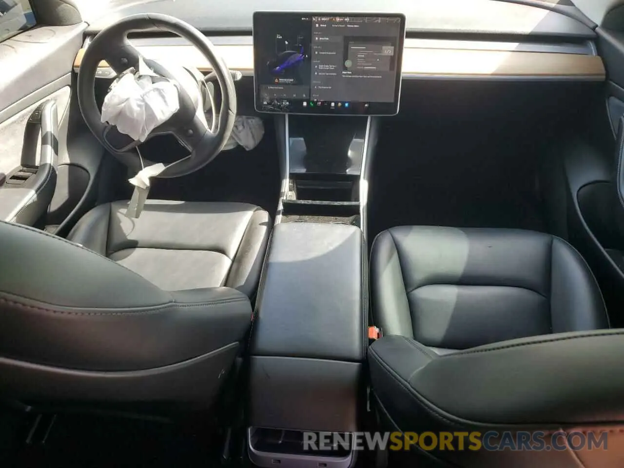 8 fotografías del automóvil dañado 5YJ3E1EAXLF658498 TESLA MODEL 3 2020