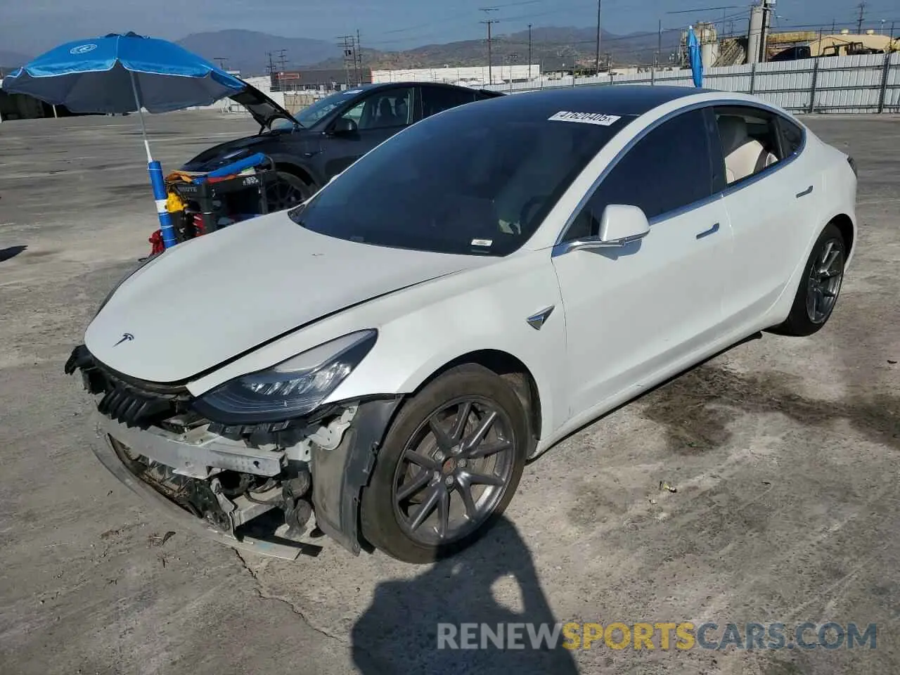 1 fotografías del automóvil dañado 5YJ3E1EAXLF706243 TESLA MODEL 3 2020
