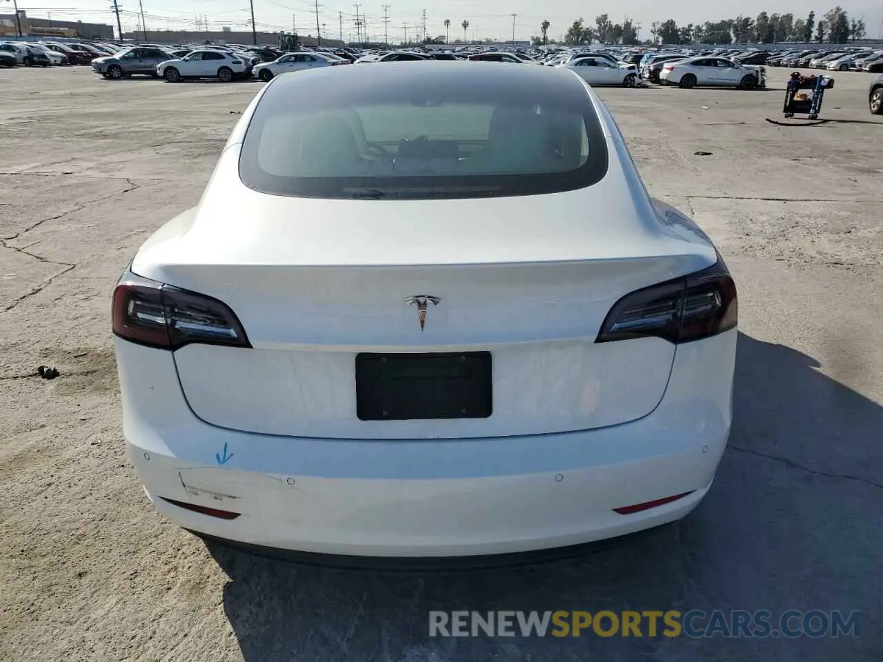 6 fotografías del automóvil dañado 5YJ3E1EAXLF706243 TESLA MODEL 3 2020