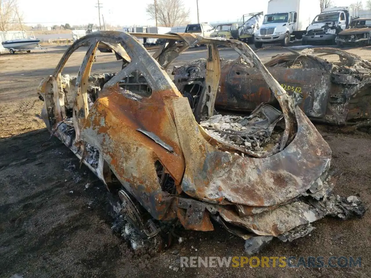 3 fotografías del automóvil dañado 5YJ3E1EAXLF709336 TESLA MODEL 3 2020