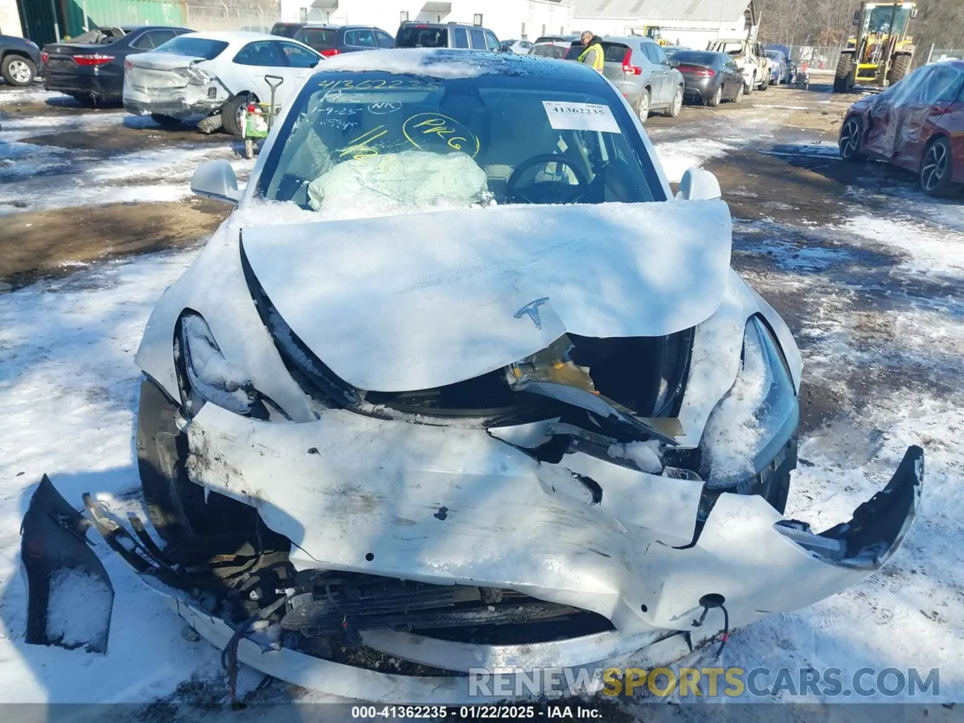 12 fotografías del automóvil dañado 5YJ3E1EAXLF709949 TESLA MODEL 3 2020
