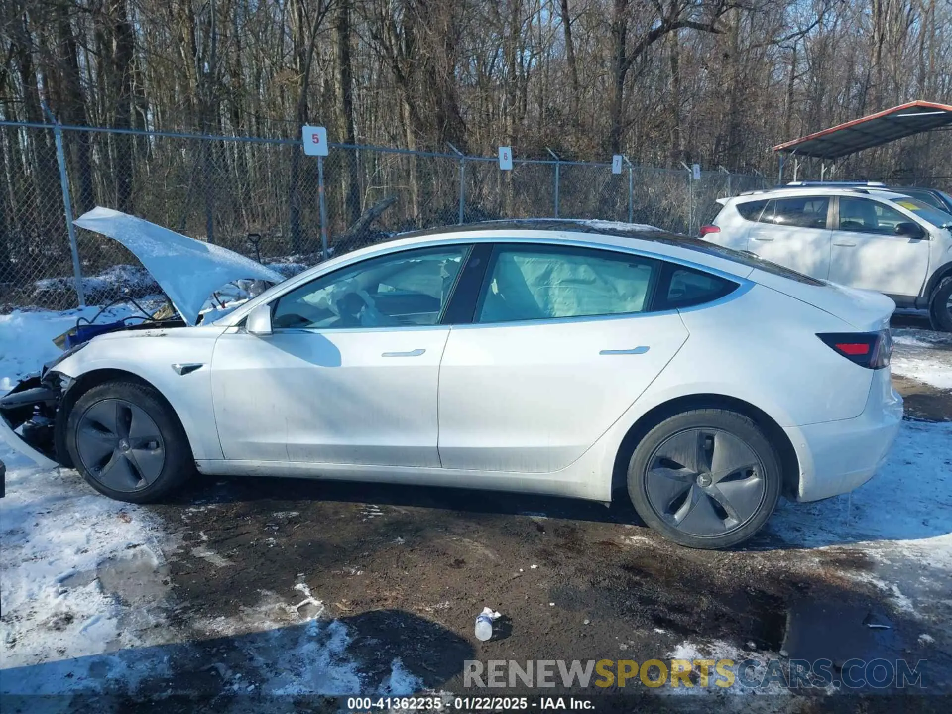 14 fotografías del automóvil dañado 5YJ3E1EAXLF709949 TESLA MODEL 3 2020