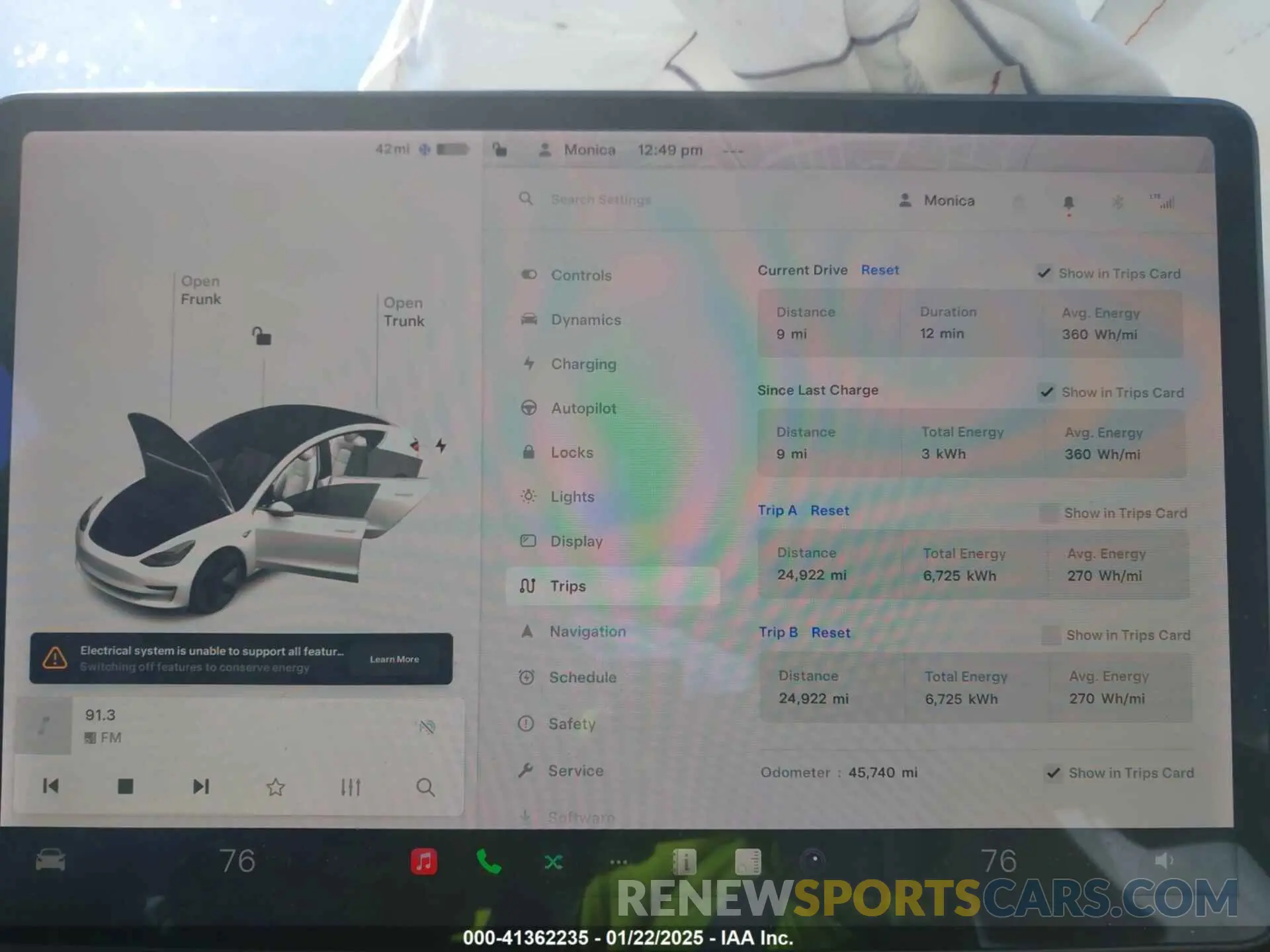 7 fotografías del automóvil dañado 5YJ3E1EAXLF709949 TESLA MODEL 3 2020