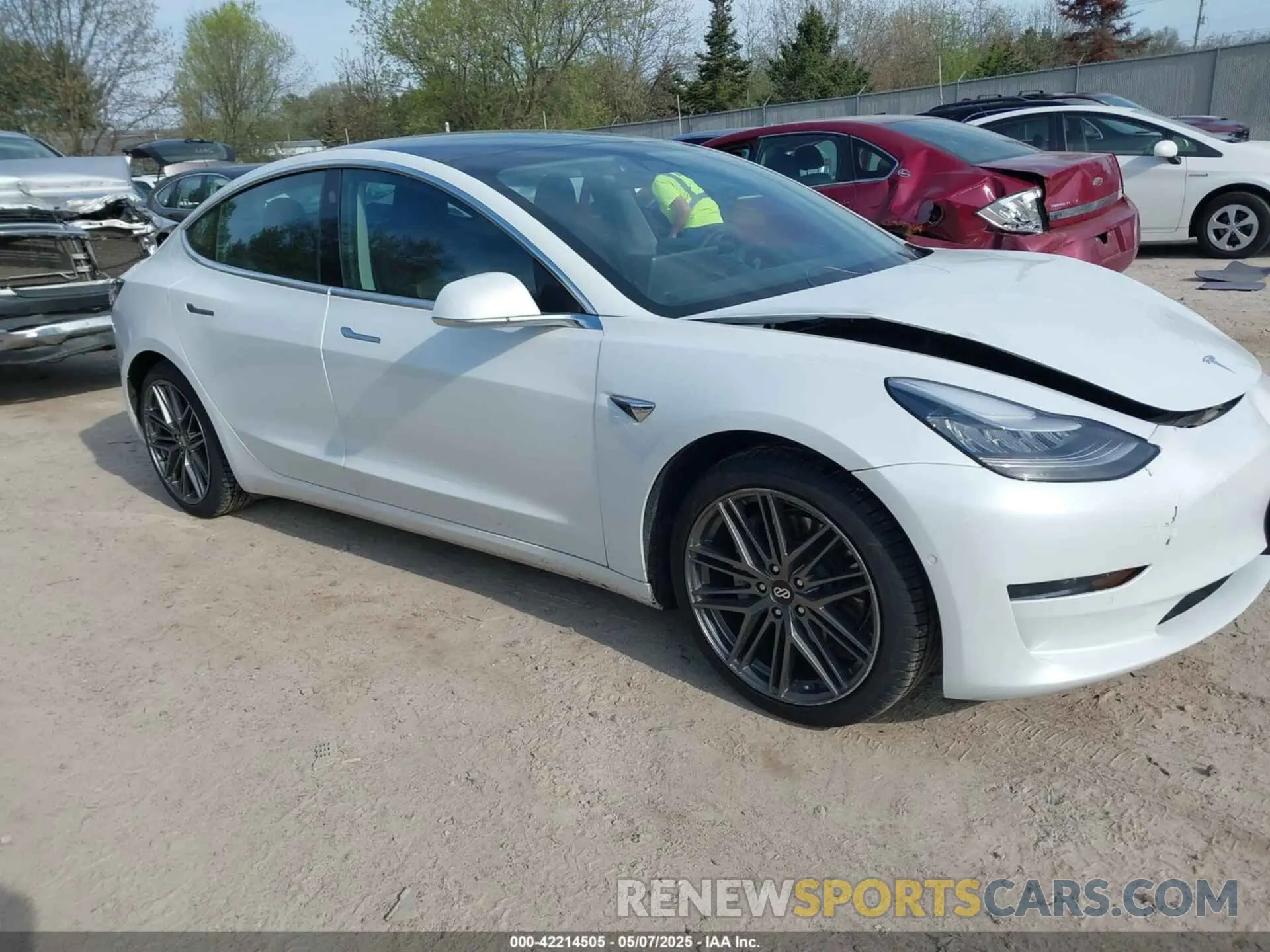 1 fotografías del automóvil dañado 5YJ3E1EAXLF738061 TESLA MODEL 3 2020