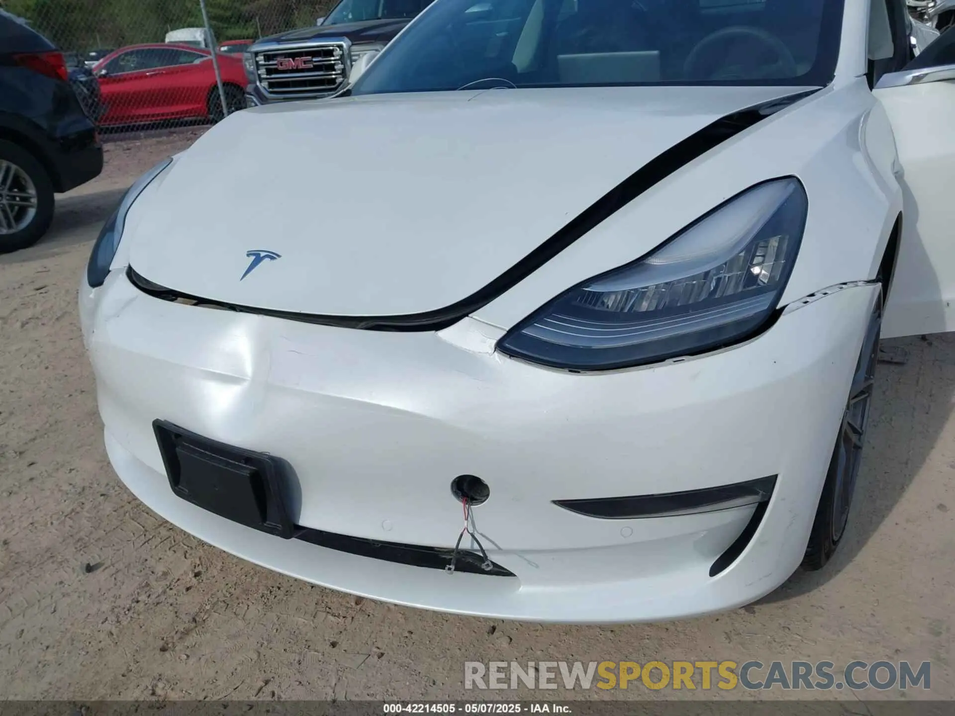 6 fotografías del automóvil dañado 5YJ3E1EAXLF738061 TESLA MODEL 3 2020